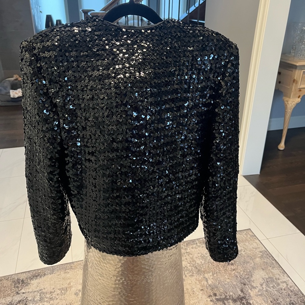 COPY - 1+1 size 10 vintage, sparkling, sequin, disco, dinner, jacket, gala even… - Picture 16 of 17